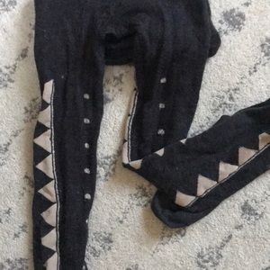 Geo sweater tights!